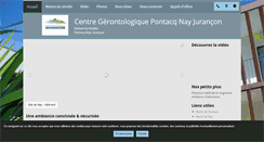 Desktop Screenshot of centre-gerontologique-pontacq-nay-jurancon.com