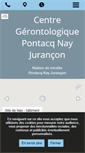 Mobile Screenshot of centre-gerontologique-pontacq-nay-jurancon.com